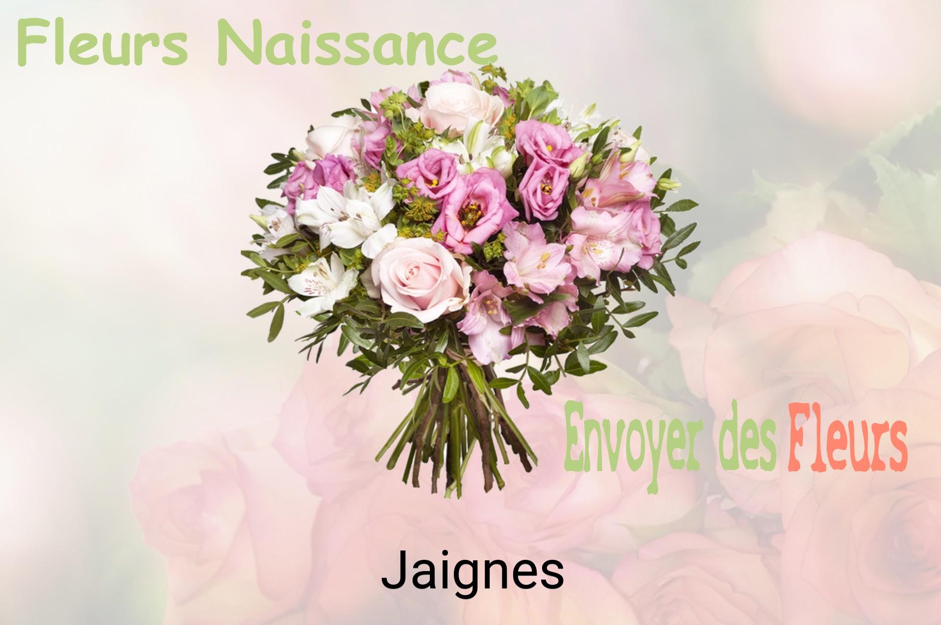 Bouquet de fleurs de naissance livré à Jaignes